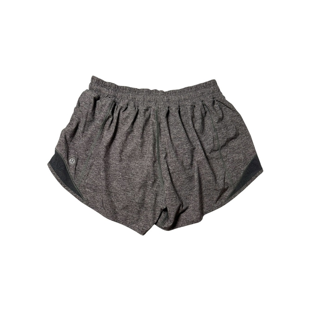 Lululemon Hotty Hot Short II *Long 4" Heather Lux Multi Black 8